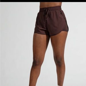 BuffBunny Women's Athletic Shorts in Brown